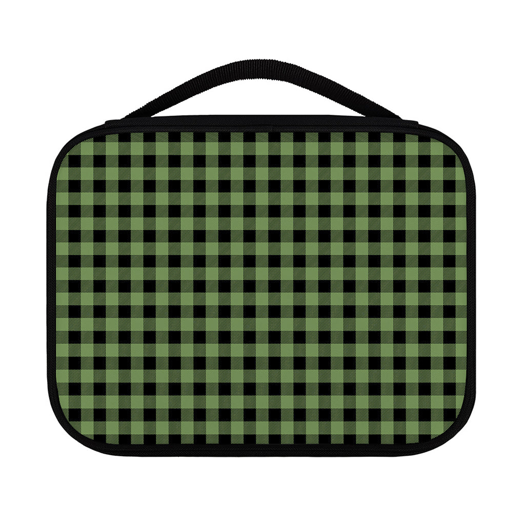 Sage Green Buffalo Check Pattern Print Classic Bible Case