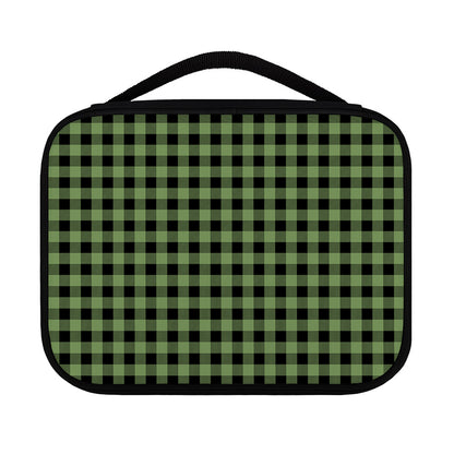 Sage Green Buffalo Check Pattern Print Classic Bible Case