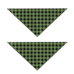 Sage Green Buffalo Check Pattern Print Dog Bandana