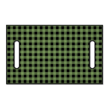 Sage Green Buffalo Check Pattern Print Golf Cart Seat Cover