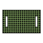 Sage Green Buffalo Check Pattern Print Golf Cart Seat Cover