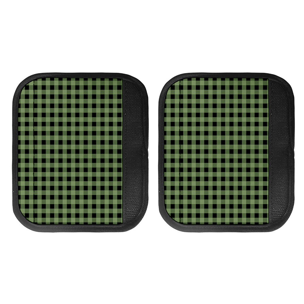 Sage Green Buffalo Check Pattern Print Handle Covers