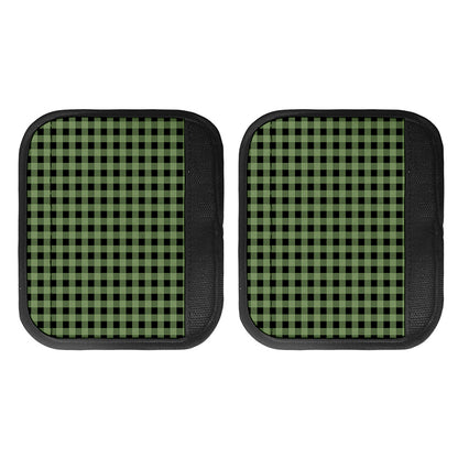 Sage Green Buffalo Check Pattern Print Handle Covers