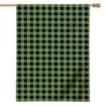 Sage Green Buffalo Check Pattern Print House Flag