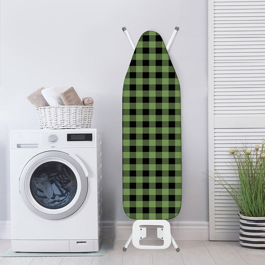 Sage Green Buffalo Check Pattern Print Ironing Board Cover