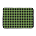 Sage Green Buffalo Check Pattern Print Kitchen Mat