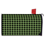 Sage Green Buffalo Check Pattern Print Mailbox Cover