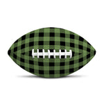 Sage Green Buffalo Check Pattern Print Rugby Ball