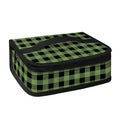 Sage Green Buffalo Check Pattern Print Small Lunch Bag