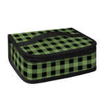 Sage Green Buffalo Check Pattern Print Small Lunch Bag