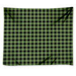 Sage Green Buffalo Check Pattern Print Tapestry