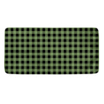 Sage Green Buffalo Check Pattern Print Towel