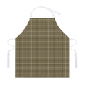 Sage Green Tattersall Pattern Print Adjustable Apron