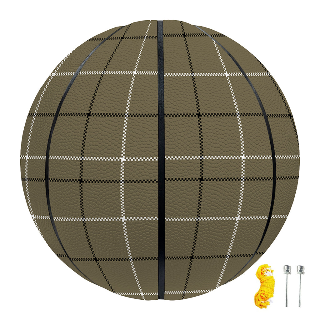 Sage Green Tattersall Pattern Print Basketball