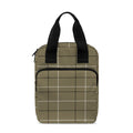 Sage Green Tattersall Pattern Print Bible Tote Bag