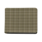 Sage Green Tattersall Pattern Print Bifold Wallet