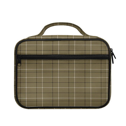 Sage Green Tattersall Pattern Print Briefcase Bible Bag