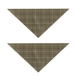 Sage Green Tattersall Pattern Print Dog Bandana