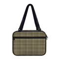 Sage Green Tattersall Pattern Print Double Strap Bible Bag