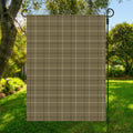 Sage Green Tattersall Pattern Print Garden Flag