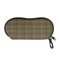 Sage Green Tattersall Pattern Print Glasses Case