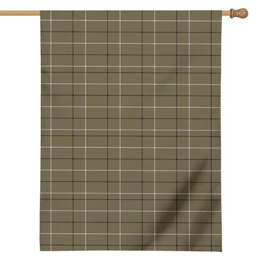 Sage Green Tattersall Pattern Print House Flag