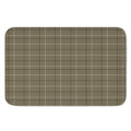 Sage Green Tattersall Pattern Print Indoor Door Mat