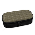 Sage Green Tattersall Pattern Print Insulin Cooler Travel Case