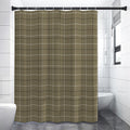 Sage Green Tattersall Pattern Print Premium Shower Curtain