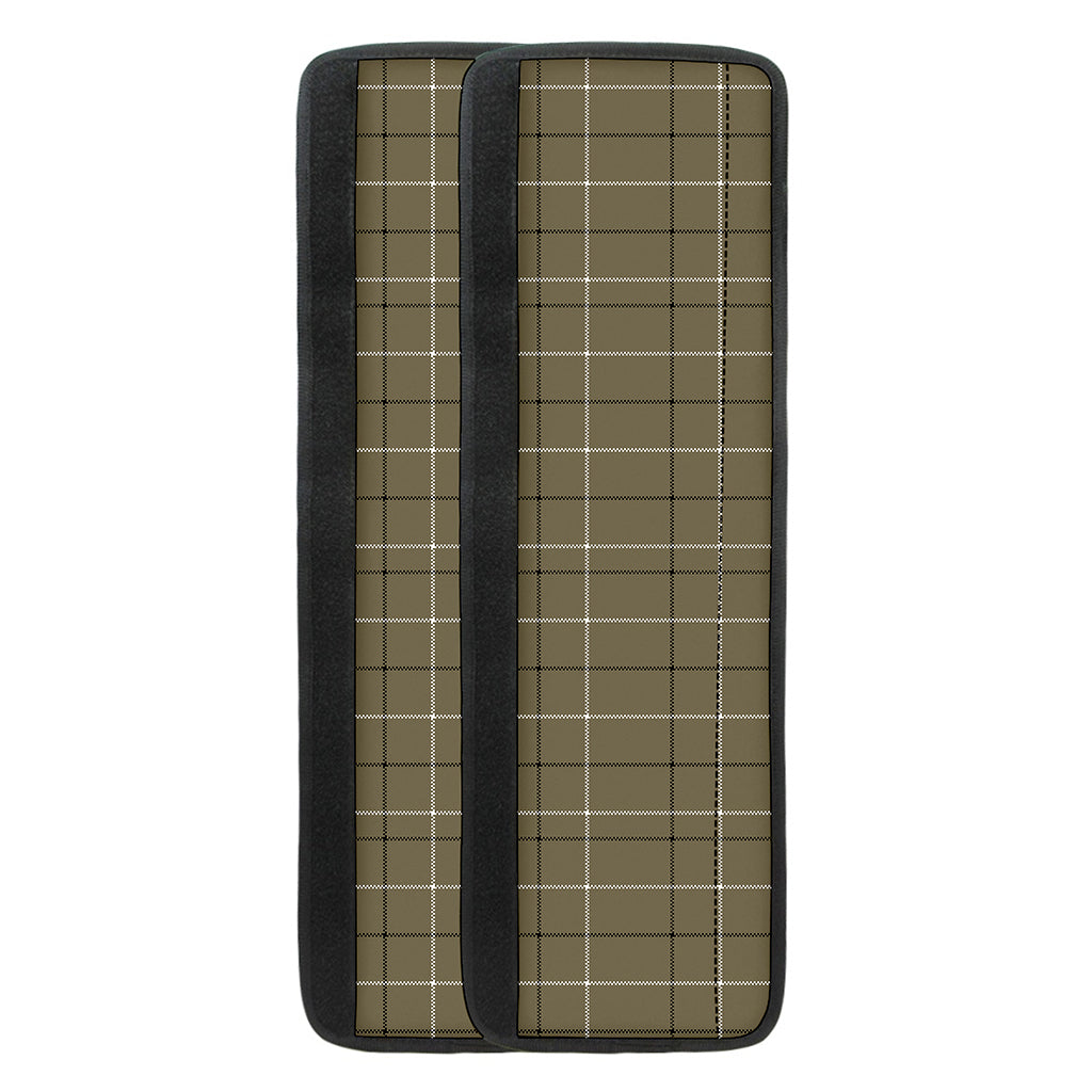 Sage Green Tattersall Pattern Print Refrigerator Handle Covers