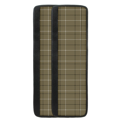 Sage Green Tattersall Pattern Print Refrigerator Handle Covers