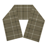 Sage Green Tattersall Pattern Print Scarf