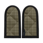 Sage Green Tattersall Pattern Print Skillet Handle Cover