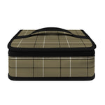 Sage Green Tattersall Pattern Print Small Lunch Bag