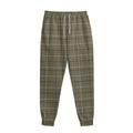 Sage Green Tattersall Pattern Print Sweatpants