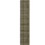Sage Green Tattersall Pattern Print Table Runner