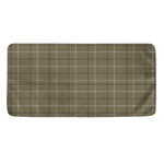 Sage Green Tattersall Pattern Print Towel