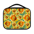 Sage Watercolor Sunflower Pattern Print Classic Bible Case