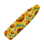 Sage Watercolor Sunflower Pattern Print Ironing Board Cover