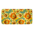 Sage Watercolor Sunflower Pattern Print Towel