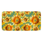 Sage Watercolor Sunflower Pattern Print Towel