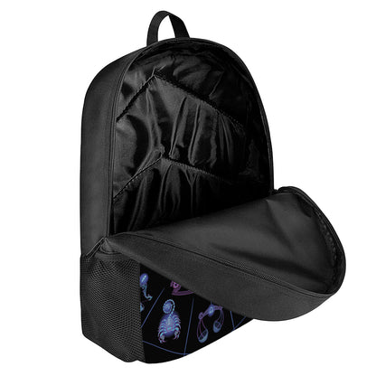 Sagittarius And Astrological Signs Print 17 Inch Backpack