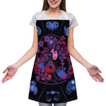 Sagittarius And Astrological Signs Print Adjustable Apron