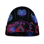 Sagittarius And Astrological Signs Print Beanie