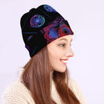 Sagittarius And Astrological Signs Print Beanie