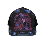 Sagittarius And Astrological Signs Print Black Mesh Trucker Cap