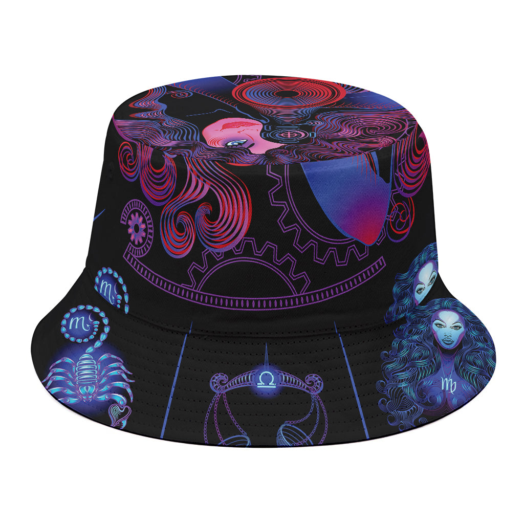 Sagittarius And Astrological Signs Print Bucket Hat