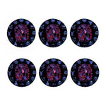 Sagittarius And Astrological Signs Print Coaster Set