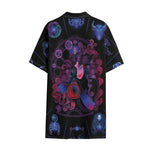 Sagittarius And Astrological Signs Print Cotton Hawaiian Shirt