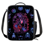 Sagittarius And Astrological Signs Print Crossbody Lunch Bag